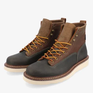 Model 001 Boot In Blue/Brown-TAFT Fashion