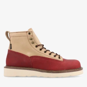 Model 001 Boot In Cherry/Cream-TAFT Clearance