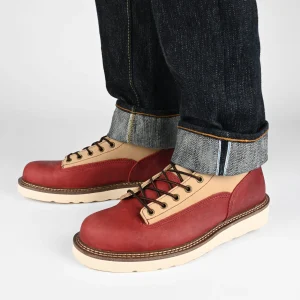 Model 001 Boot In Cherry/Cream-TAFT Clearance