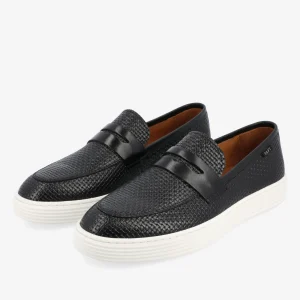 Model 106 Loafer In Black-TAFT Cheap