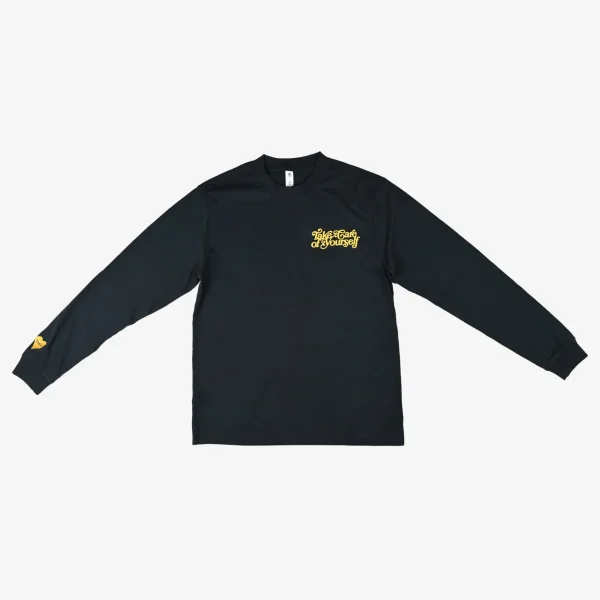 Take Care Long Sleeve Shirt In Navy-TAFT Best