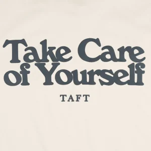 Take Care T-Shirt In Ecru-TAFT Cheap