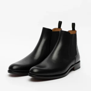 The Hiro Boot - Men'S Black Leather Chelsea Boots | -TAFT Outlet