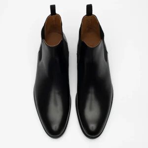 The Hiro Boot - Men'S Black Leather Chelsea Boots | -TAFT Outlet