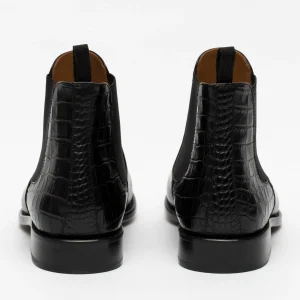 The Hiro Boot - Men'S Black Leather Chelsea Boots | -TAFT Outlet