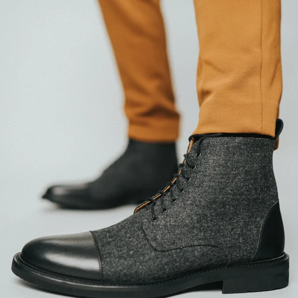 The Jack Boot - Black Leather | -TAFT Shop