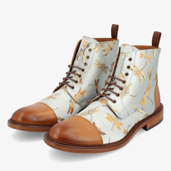 The Jack Boot In Blue Dragonfly Print | -TAFT Best