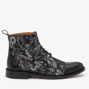 The Jack Boot In Dark Sky - Floral Boots | -TAFT Shop