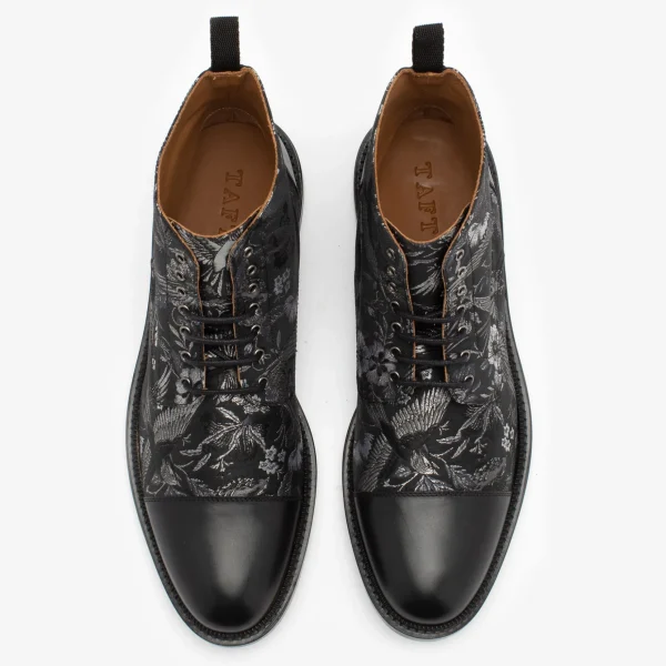 The Jack Boot In Dark Sky - Floral Boots | -TAFT Shop