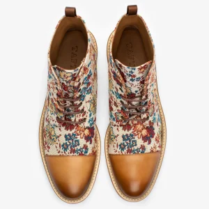 The Jack Boot In Florence - Floral Boot | -TAFT Fashion