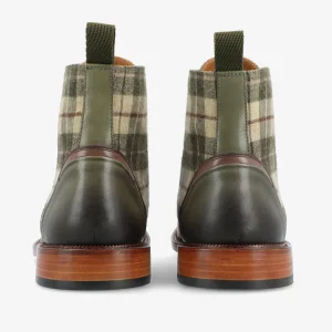 The Jack Boot In Green Plaid | -TAFT Store