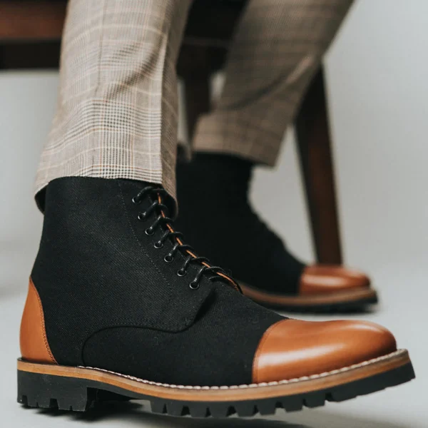 The Jack Boot In Industrial - Two Toned Boots | -TAFT Store