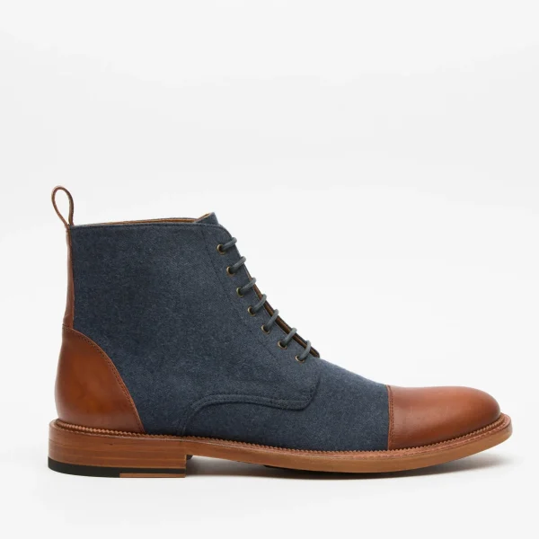 The Jack Boot In Navy - Ankle Boots | -TAFT Hot