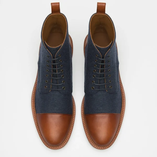 The Jack Boot In Navy - Ankle Boots | -TAFT Hot