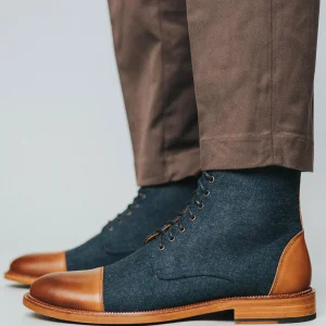 The Jack Boot In Navy - Ankle Boots | -TAFT Hot