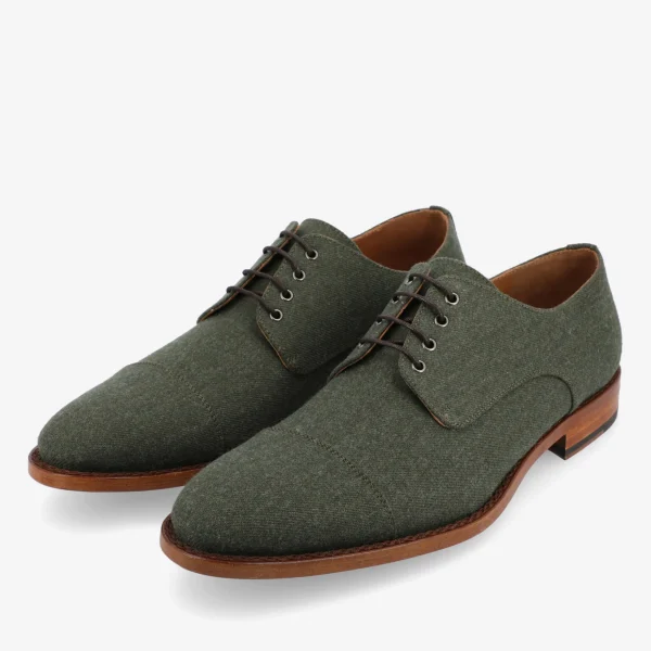 The Kennedy Shoe In Green - Casual Dress Shoes | -TAFT Flash Sale