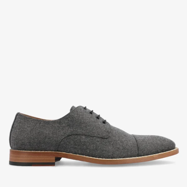 The Kennedy Shoe In Grey Wool | -TAFT Shop