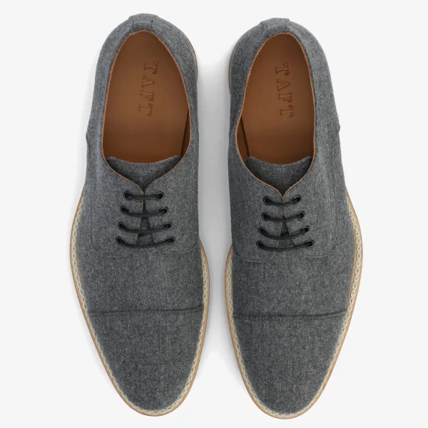 The Kennedy Shoe In Grey Wool | -TAFT Shop