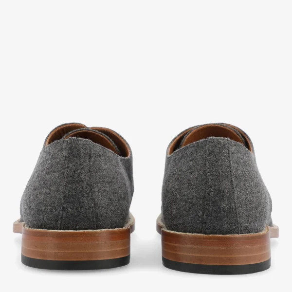 The Kennedy Shoe In Grey Wool | -TAFT Shop