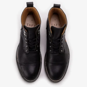 The Legacy Boot In Black Hatch - Reindeer Leather | -TAFT Sale