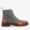 The Livingston Boot In Grey/Brown Wool Boots | -TAFT Best