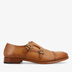 The Lucca Double Monk Strap Shoe In Honey Floral | -TAFT Cheap