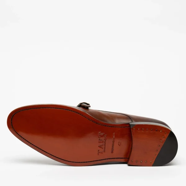 The Prince Shoe In Coffee - Double Monk Strap Shoes | -TAFT Flash Sale