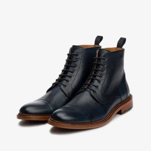 The Rome Boot - Navy Leather Boots | -TAFT Cheap