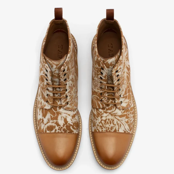 The Rome Boot - Suede Print Floral Boots | -TAFT Clearance