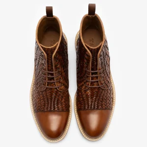 The Rome Boot In Woven - Leather Boots | -TAFT New