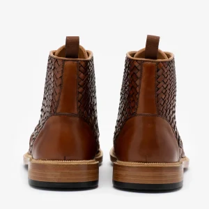 The Rome Boot In Woven - Leather Boots | -TAFT New