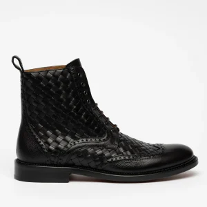 The Saint Boot In Black - Men'S Leather Dress Boot-TAFT Best