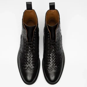 The Saint Boot In Black - Men'S Leather Dress Boot-TAFT Best