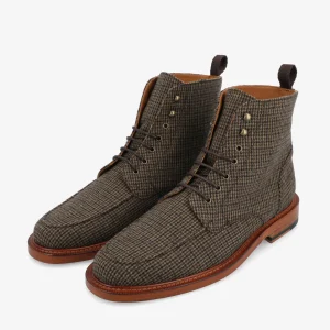 The Smith Boot In Espresso - Houndstooth Boot | -TAFT Online