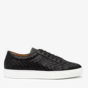 The Sneaker In Black Woven Leather | -TAFT Best Sale