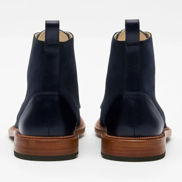 The Troy Boot - Navy Suede Boots | -TAFT Flash Sale