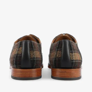 The Wallace Shoe In Brown Tartan | -TAFT Sale