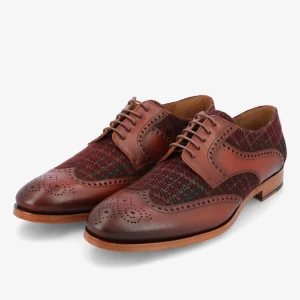 The Wallace Shoe In Red Plaid | -TAFT New